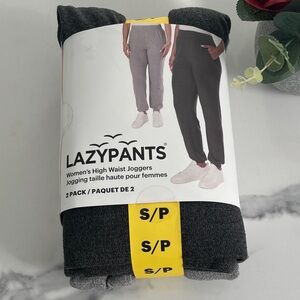 LAZYPANTS *NWT* Women’s Joggers, 2-pack /Dark Grey and Light Grey